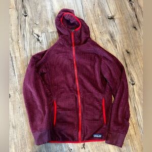 Patagonia Maroon Jacket with Red Trim